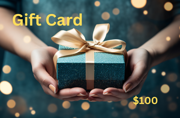 Gift of tarot with Mary Card blue box with gold ribbon